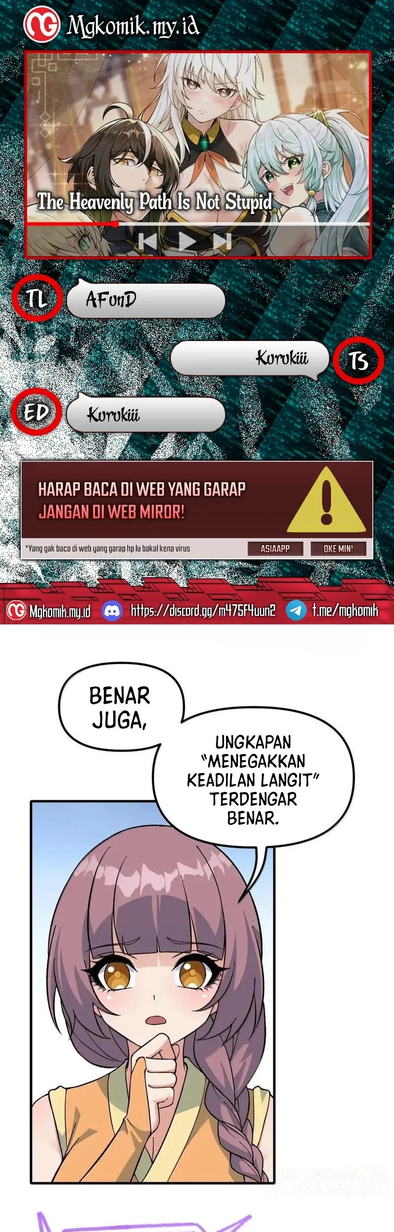 Baca Komik The Heavenly Path Is Not Stupid Chapter 145 Gambar 1