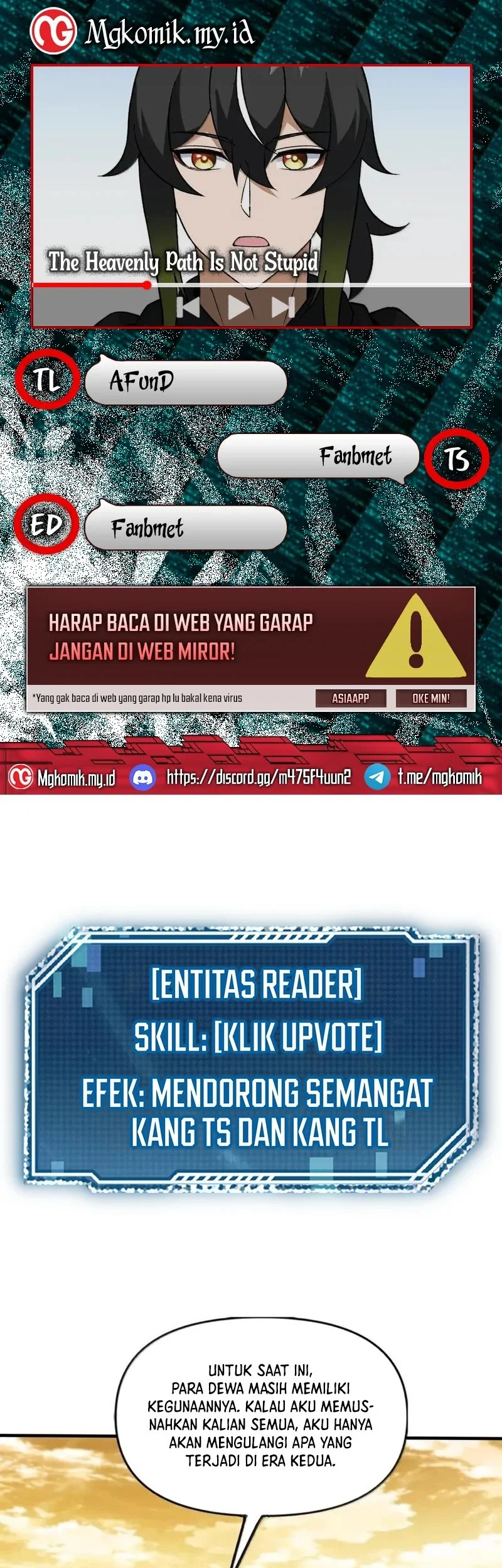 Komik The Heavenly Path Is Not Stupid Chapter 147 gambar nomor 1