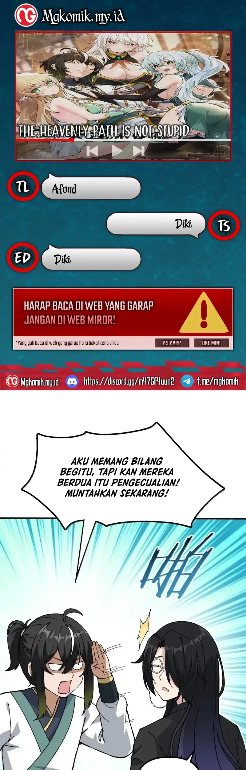 Komik The Heavenly Path Is Not Stupid Chapter 163 gambar nomor 1
