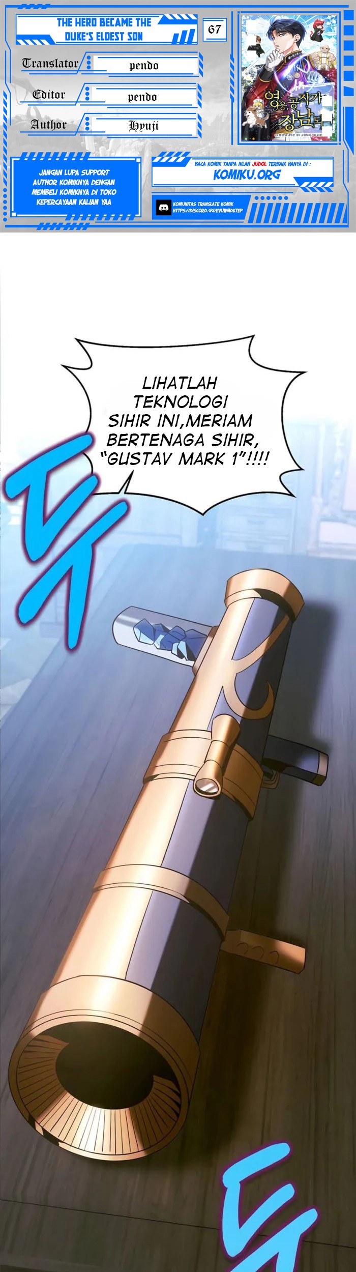 Baca Komik The Hero Became The Duke’s Eldest Son Chapter 67 Gambar 1