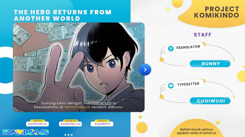 Baca Komik The Hero Returns From Another World Chapter 3 Gambar 1