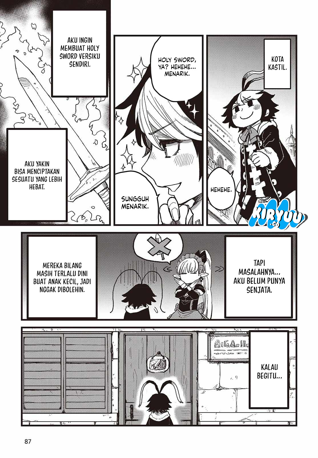 The Hidden Cubs of the Lastboss ~A Former Corporate Programmer Reincarnated in a Demon King’s Castle Is Free to Develop a “Magic Code” at Will.~ Chapter 1 Gambar 17