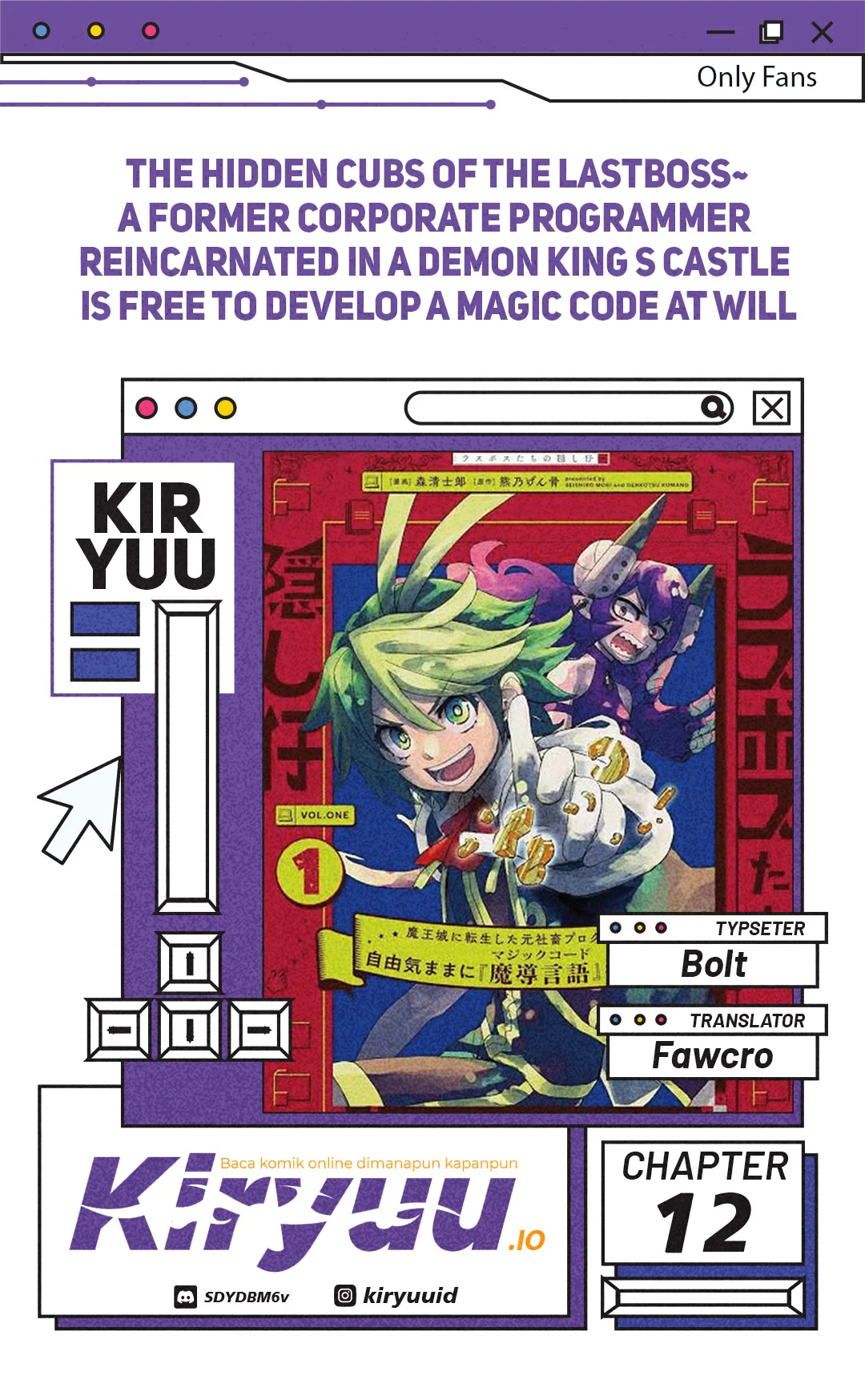 Komik The Hidden Cubs of the Lastboss ~A Former Corporate Programmer Reincarnated in a Demon King’s Castle Is Free to Develop a “Magic Code” at Will.~ Chapter 12 gambar nomor 1