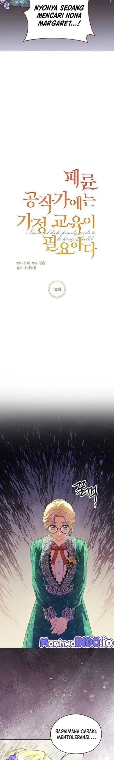 Manhwa The Immoral Duke Needs to Be Homeschooled Chapter 10 gambar 2