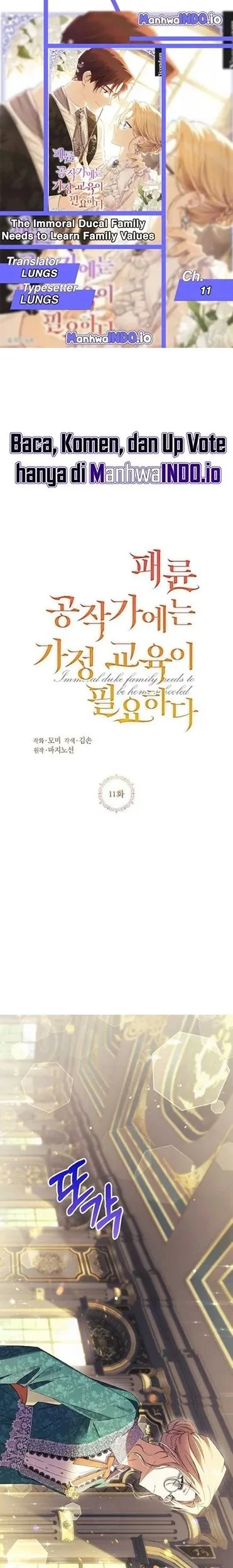 Komik The Immoral Duke Needs to Be Homeschooled Chapter 11 gambar 1