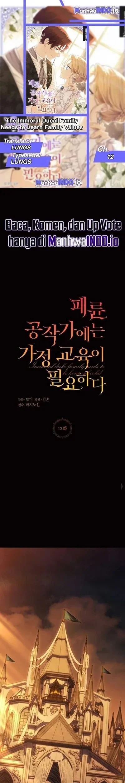 Komik The Immoral Duke Needs to Be Homeschooled Chapter 12 gambar 1