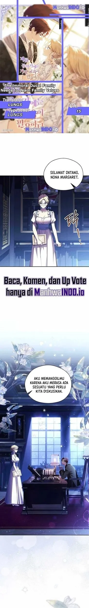 Komik The Immoral Duke Needs to Be Homeschooled Chapter 15 gambar 1