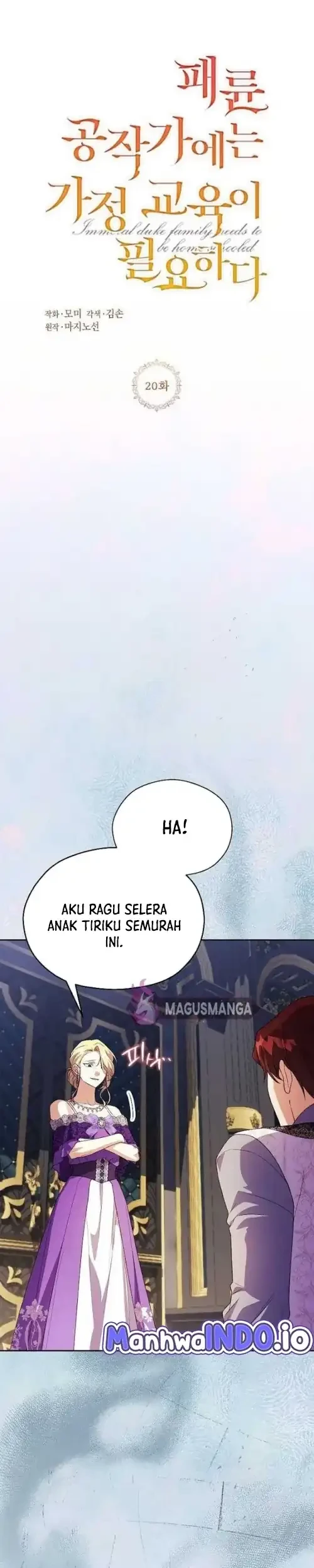 The Immoral Duke Needs to Be Homeschooled Chapter 20 Gambar 3