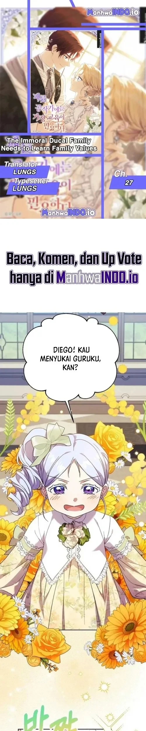 Komik The Immoral Duke Needs to Be Homeschooled Chapter 27 gambar 1