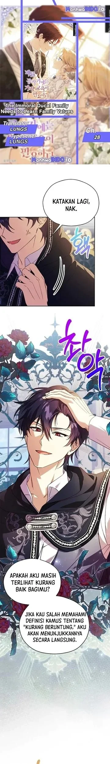 Komik The Immoral Duke Needs to Be Homeschooled Chapter 28 gambar 1