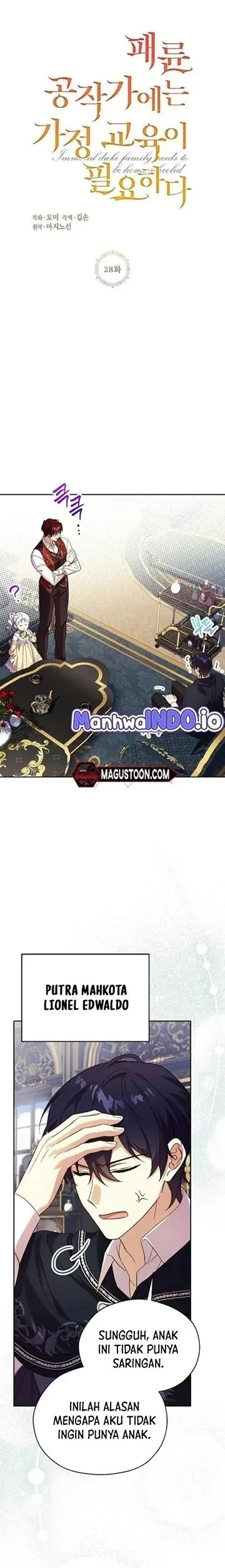 The Immoral Duke Needs to Be Homeschooled Chapter 28 Gambar 3