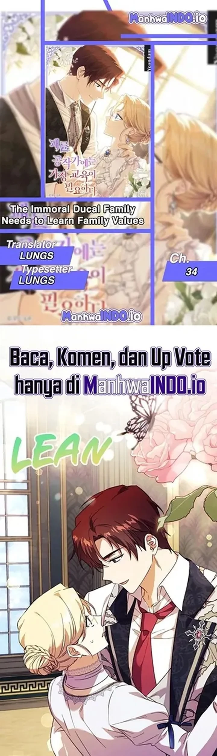 Komik The Immoral Duke Needs to Be Homeschooled Chapter 34 gambar 1