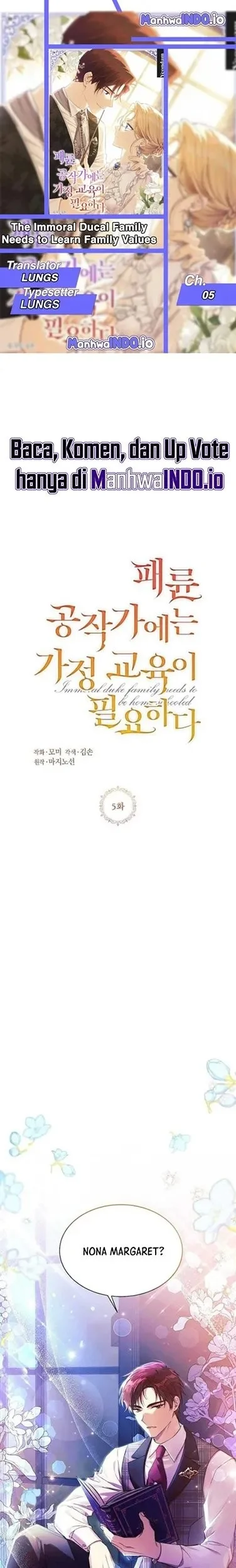 Komik The Immoral Duke Needs to Be Homeschooled Chapter 5 gambar 1