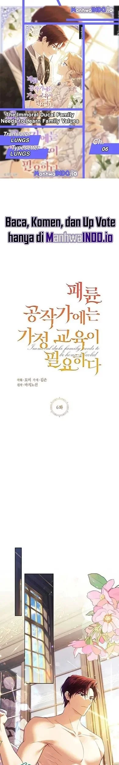 Komik The Immoral Duke Needs to Be Homeschooled Chapter 6 gambar 1