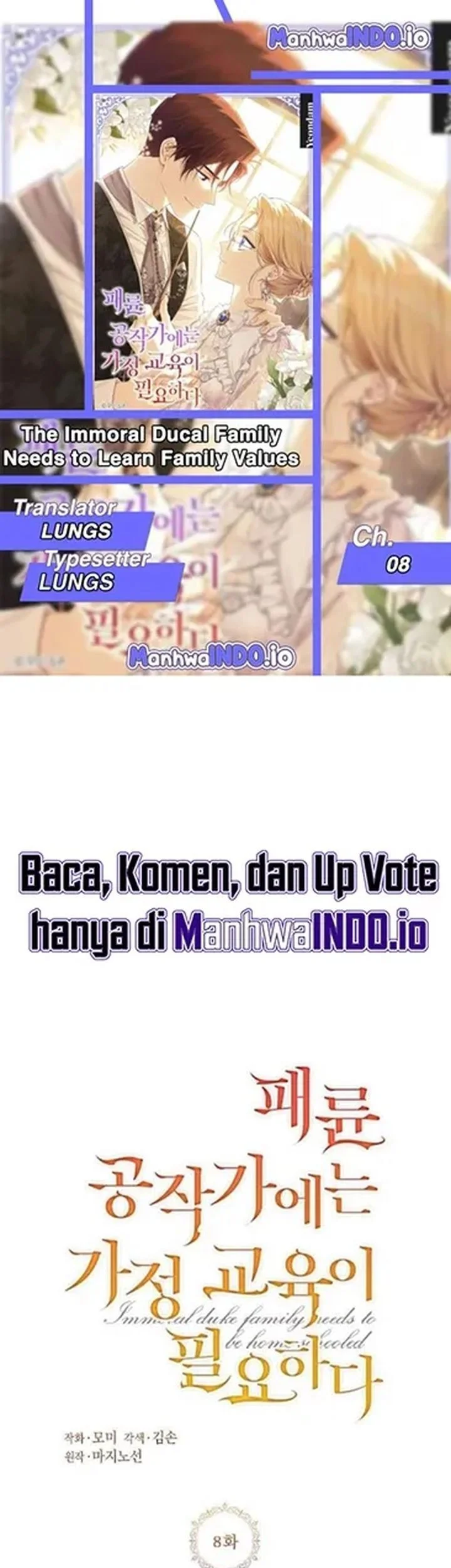 Komik The Immoral Duke Needs to Be Homeschooled Chapter 8 gambar 1