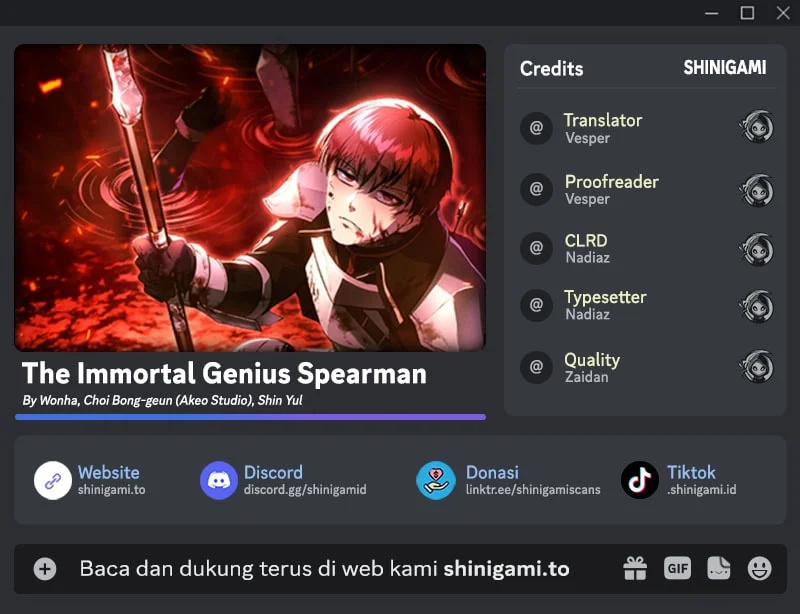 Komik The Immortal Genius Spearman Chapter 23 gambar 1