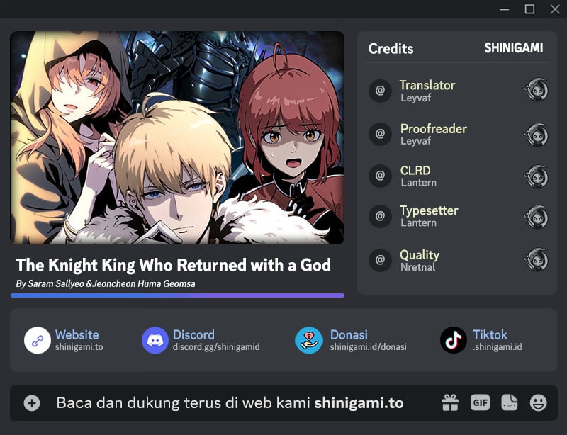 Baca Komik The Knight King Who Returned with a God Chapter 115 Gambar 1