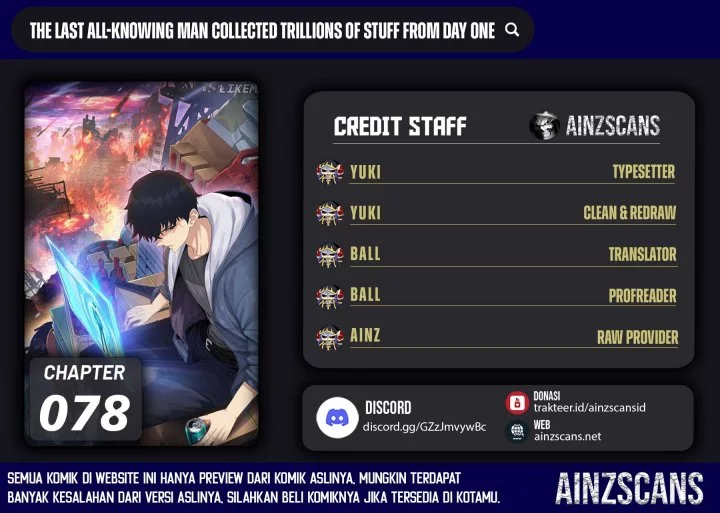 Manhua The Last All-Knowing Man Collected Trillions of Stuff from Day One Chapter 78 gambar nomor 2