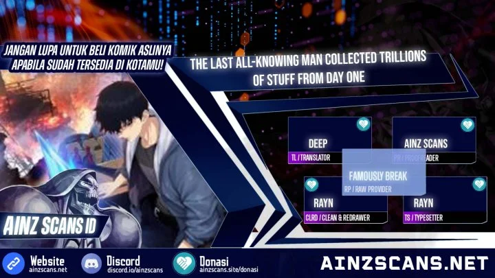 Komik The Last All-Knowing Man Collected Trillions of Stuff from Day One Chapter 98 gambar 1