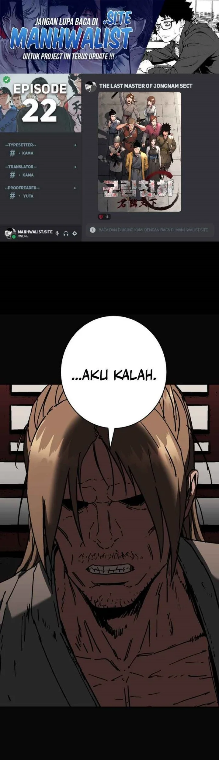 Komik The Last Master of Jongnam Sect Chapter 22 gambar 1