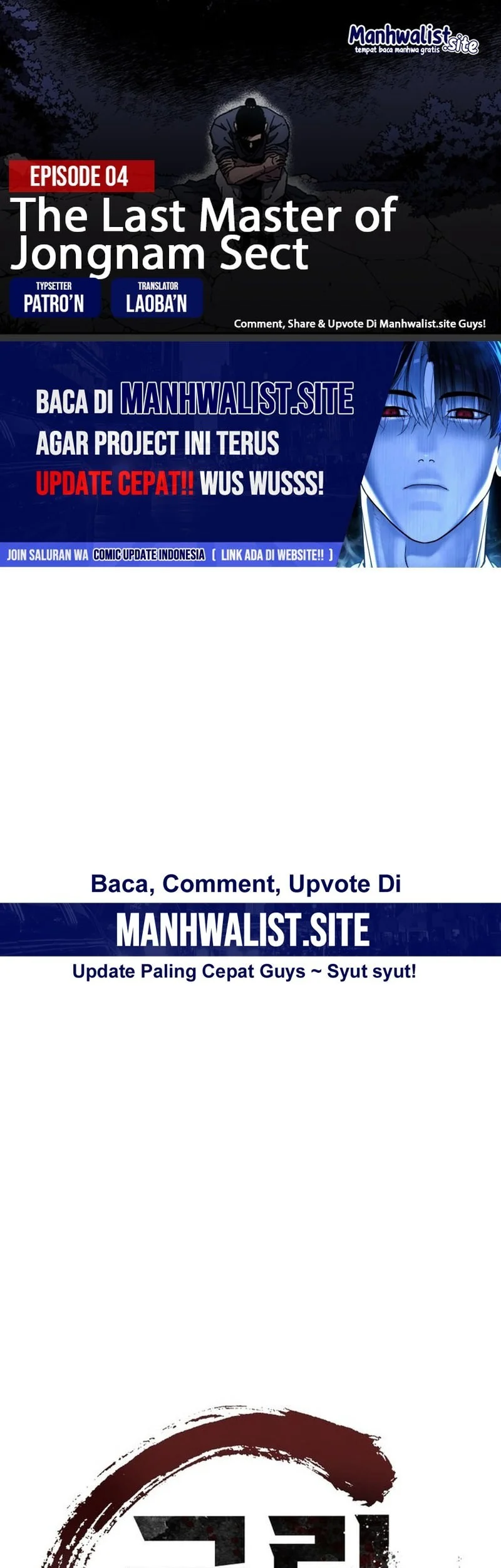 Komik The Last Master of Jongnam Sect Chapter 4 gambar 1