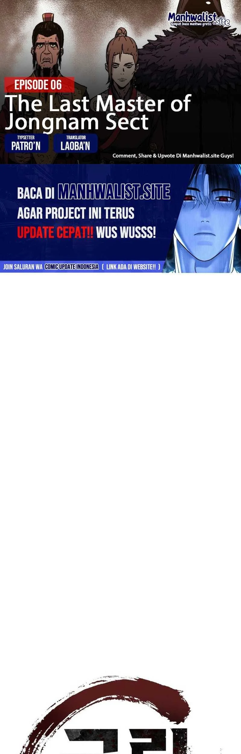 Komik The Last Master of Jongnam Sect Chapter 6 gambar 1