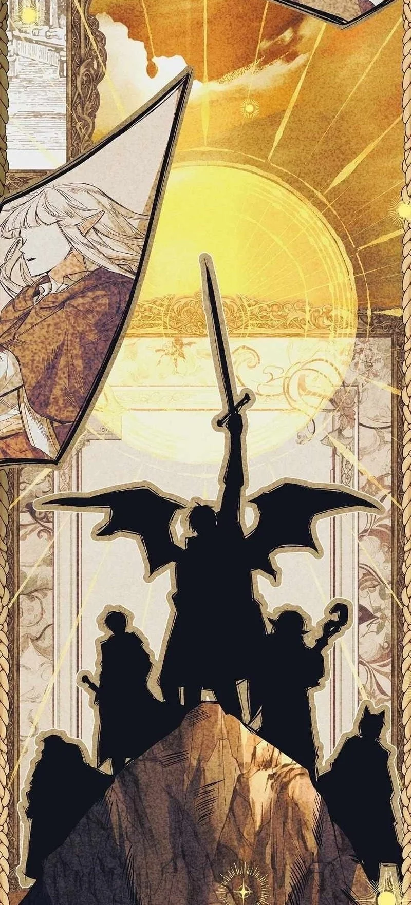 The Legendary Hero Is An Academy Honors Student Chapter 100 Gambar 107
