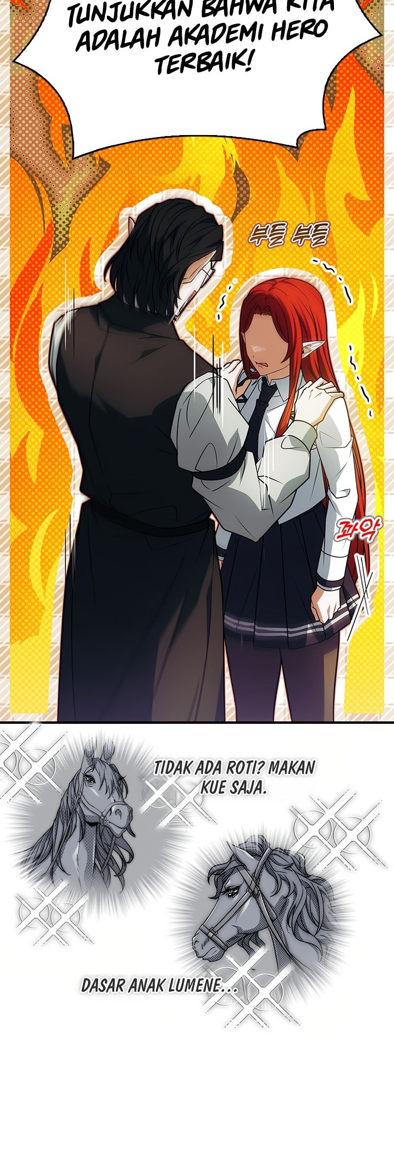 The Legendary Hero Is An Academy Honors Student Chapter 43 Gambar 17