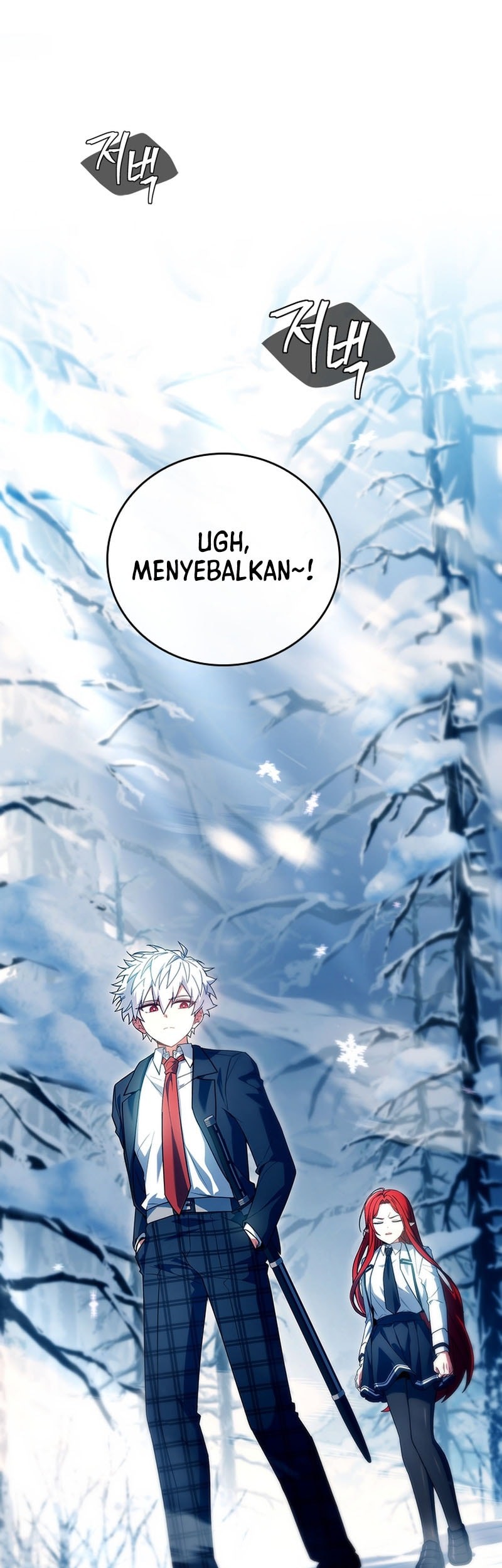 Baca Manhwa The Legendary Hero Is An Academy Honors Student Chapter 45 Gambar 2