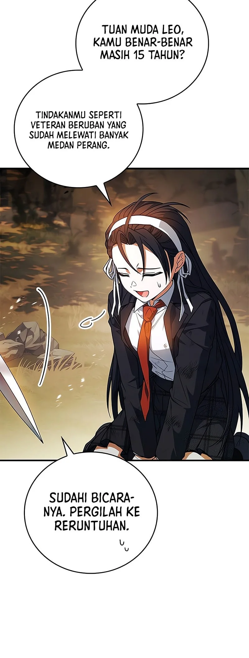 The Legendary Hero Is An Academy Honors Student Chapter 57 Gambar 96