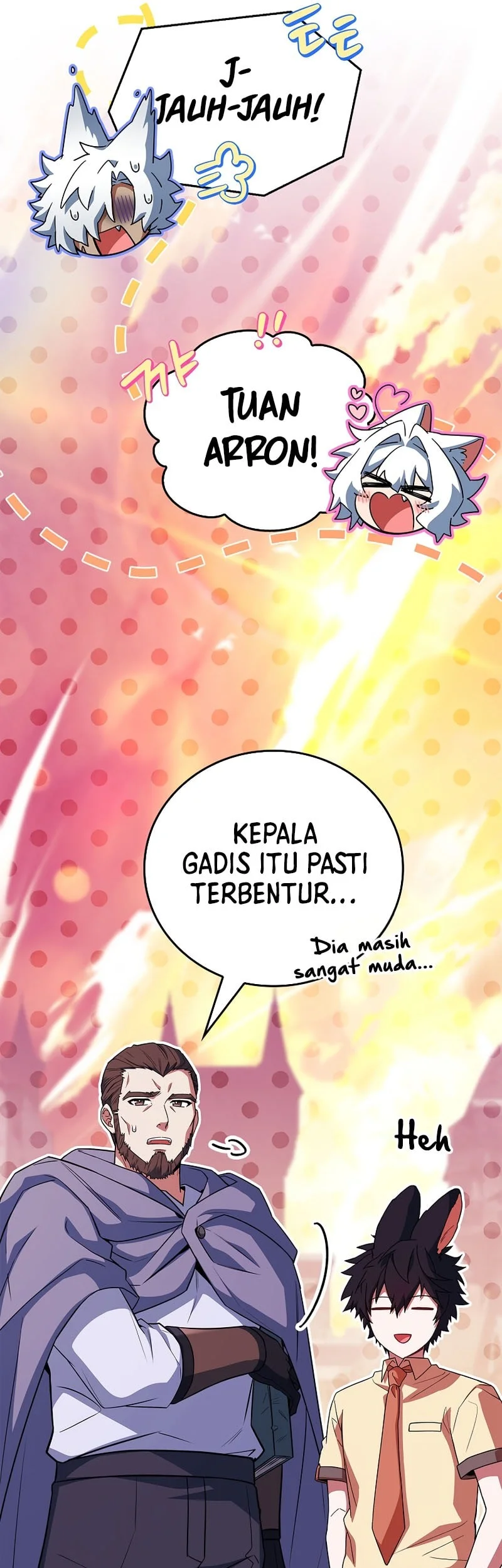 The Legendary Hero Is An Academy Honors Student Chapter 69 Gambar 86