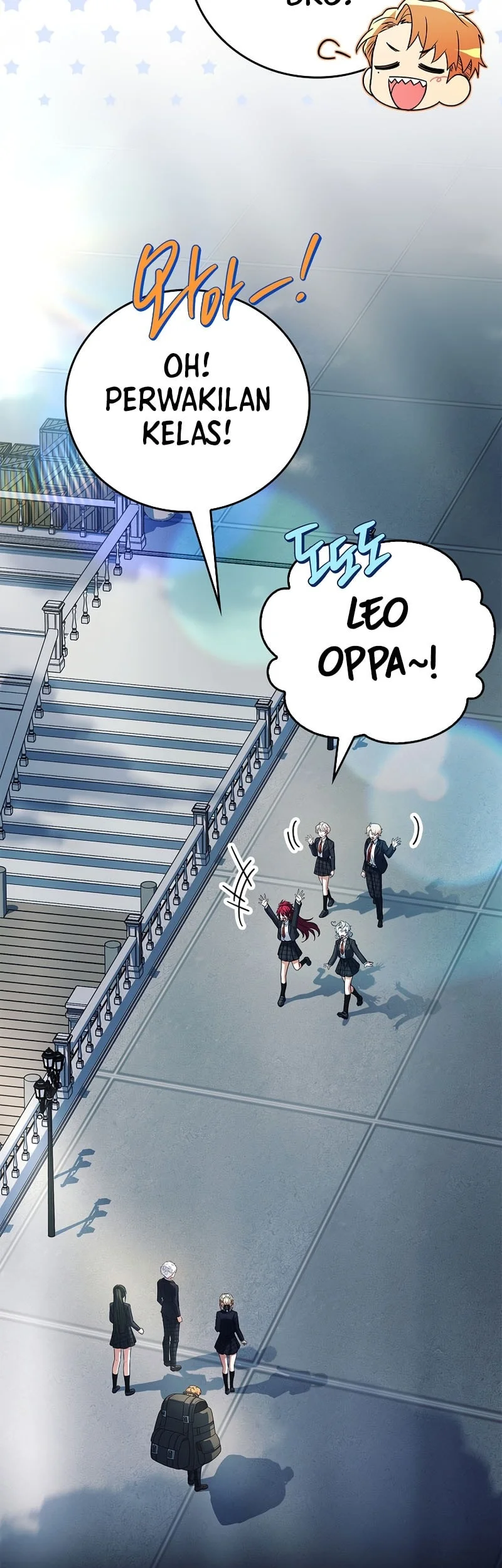 The Legendary Hero Is An Academy Honors Student Chapter 71 Gambar 71