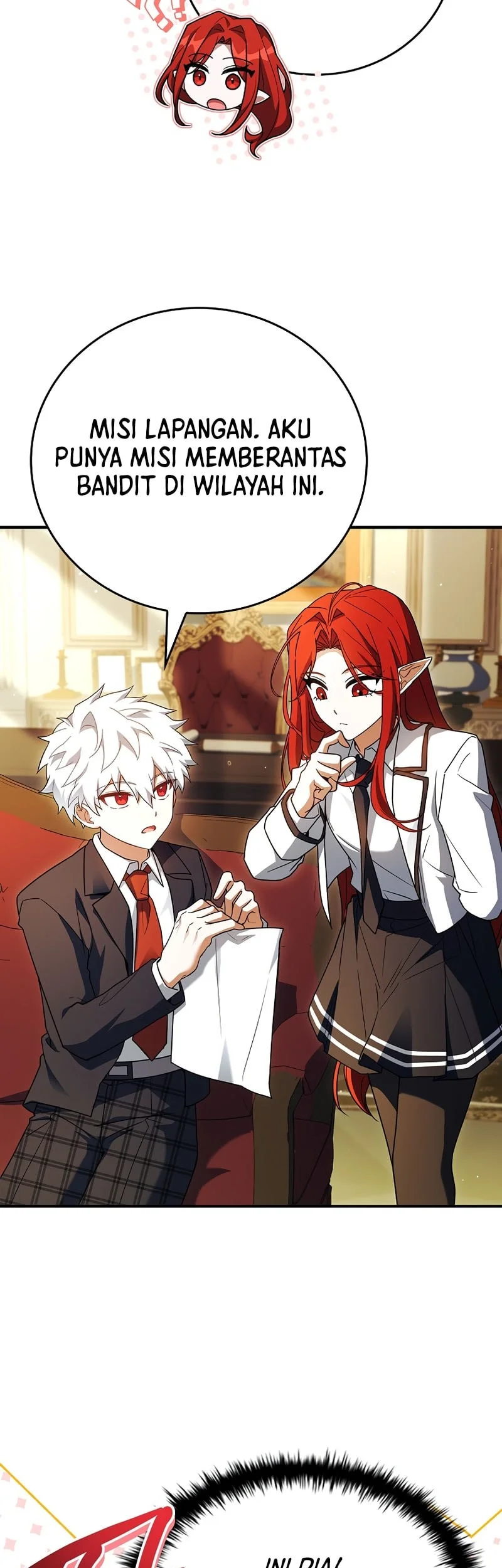 The Legendary Hero Is An Academy Honors Student Chapter 76 Gambar 56