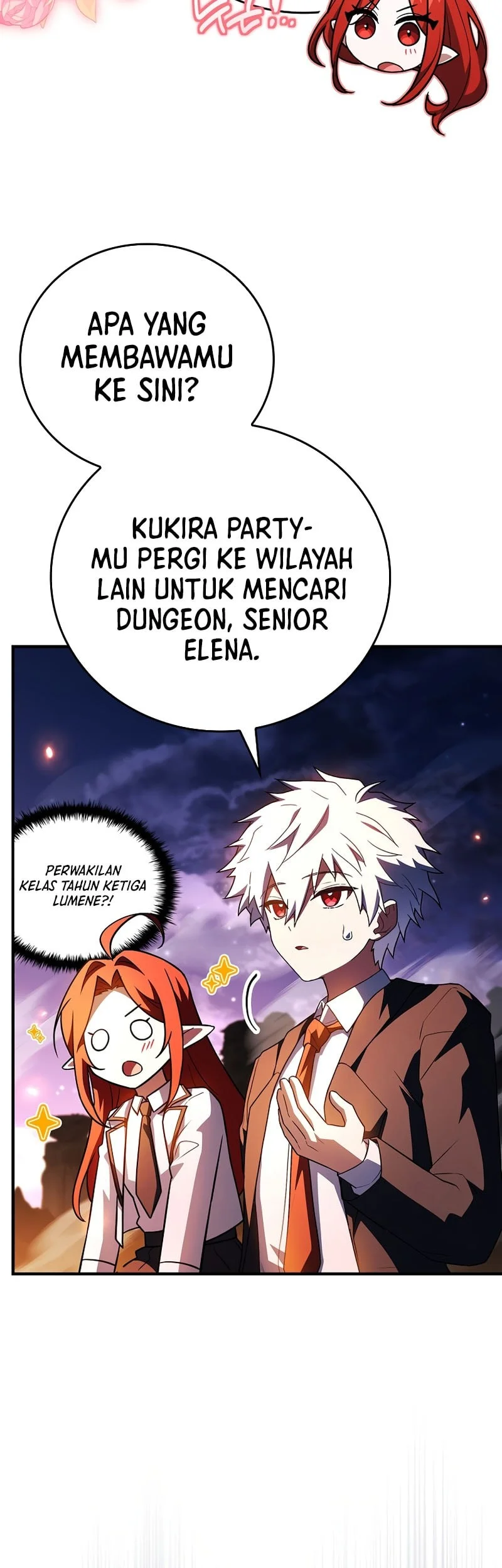 The Legendary Hero Is An Academy Honors Student Chapter 77 Gambar 51