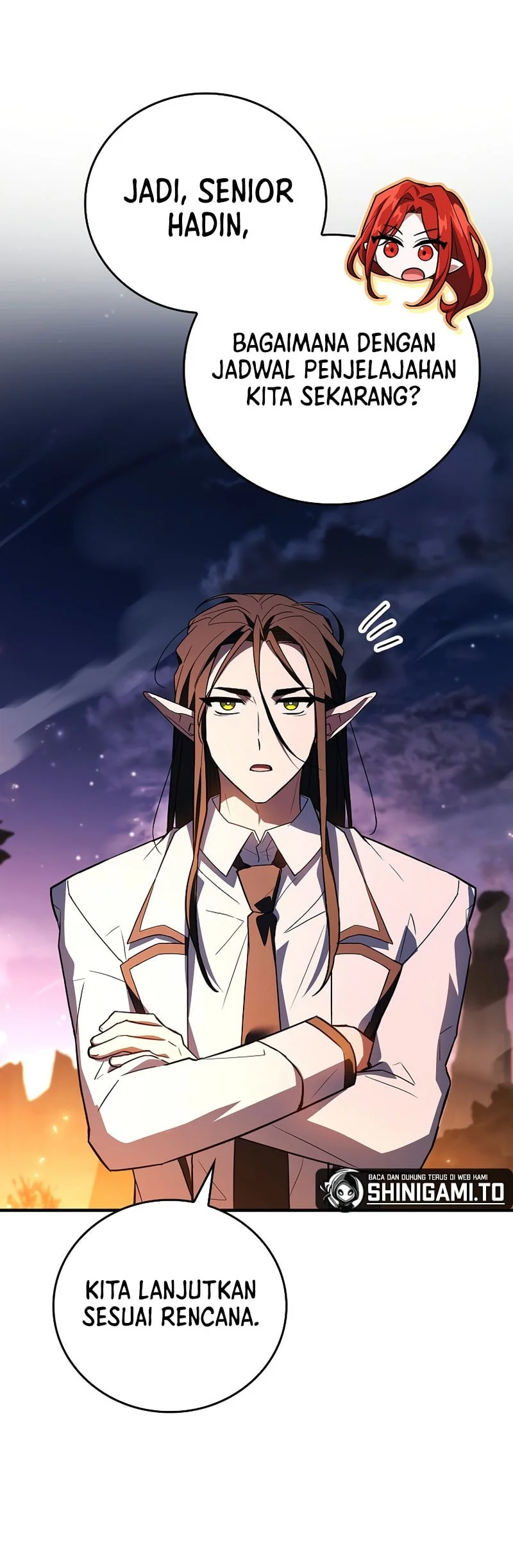 The Legendary Hero Is An Academy Honors Student Chapter 77 Gambar 56