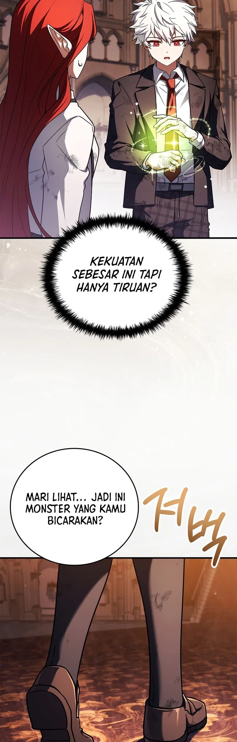 The Legendary Hero Is An Academy Honors Student Chapter 85 Gambar 85