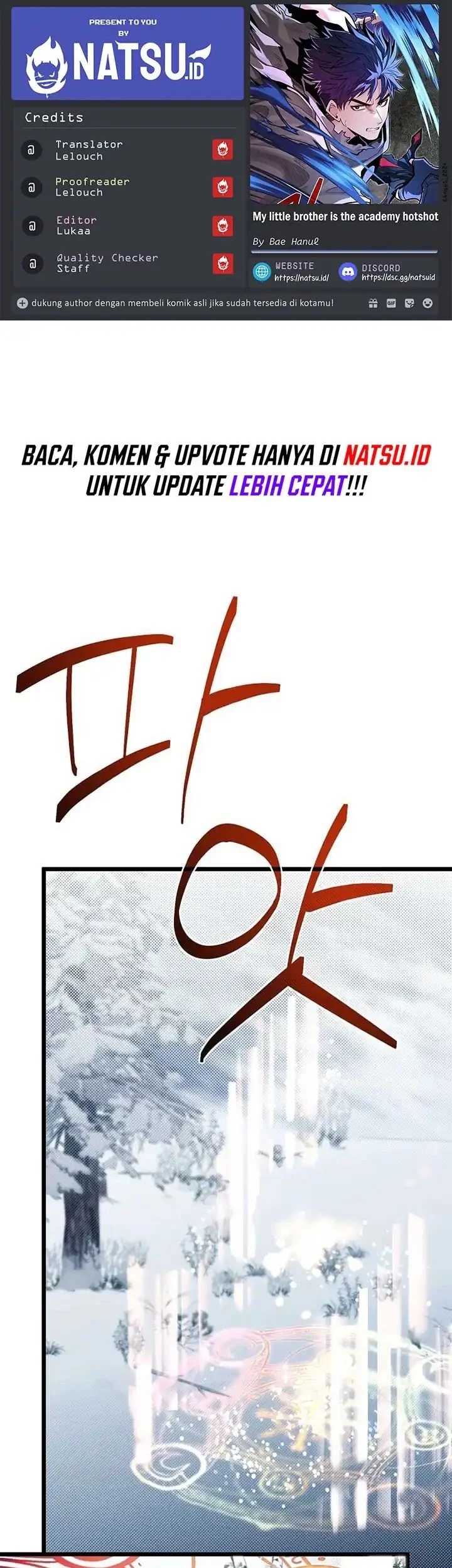 Komik The Little Brother Is the Academy’s Hotshot Chapter 103 gambar nomor 1