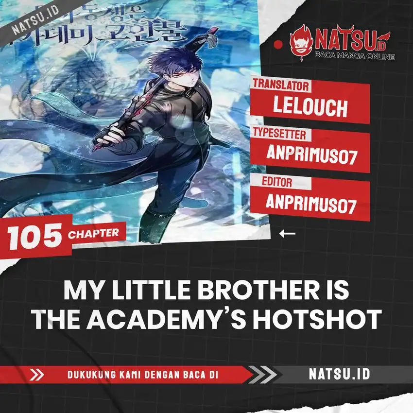 Komik The Little Brother Is the Academy’s Hotshot Chapter 105 gambar nomor 1