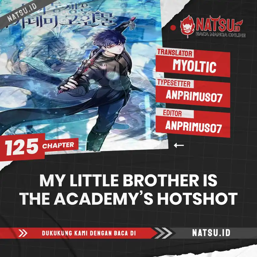 Komik The Little Brother Is the Academy’s Hotshot Chapter 125 gambar 1