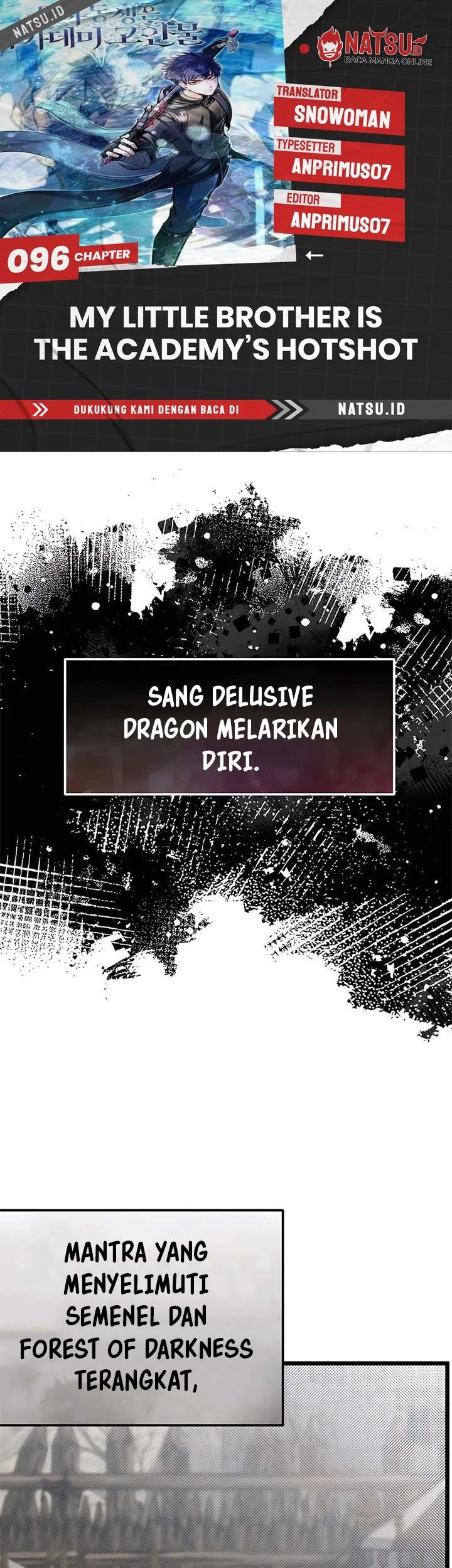 Komik The Little Brother Is the Academy’s Hotshot Chapter 96 gambar nomor 1