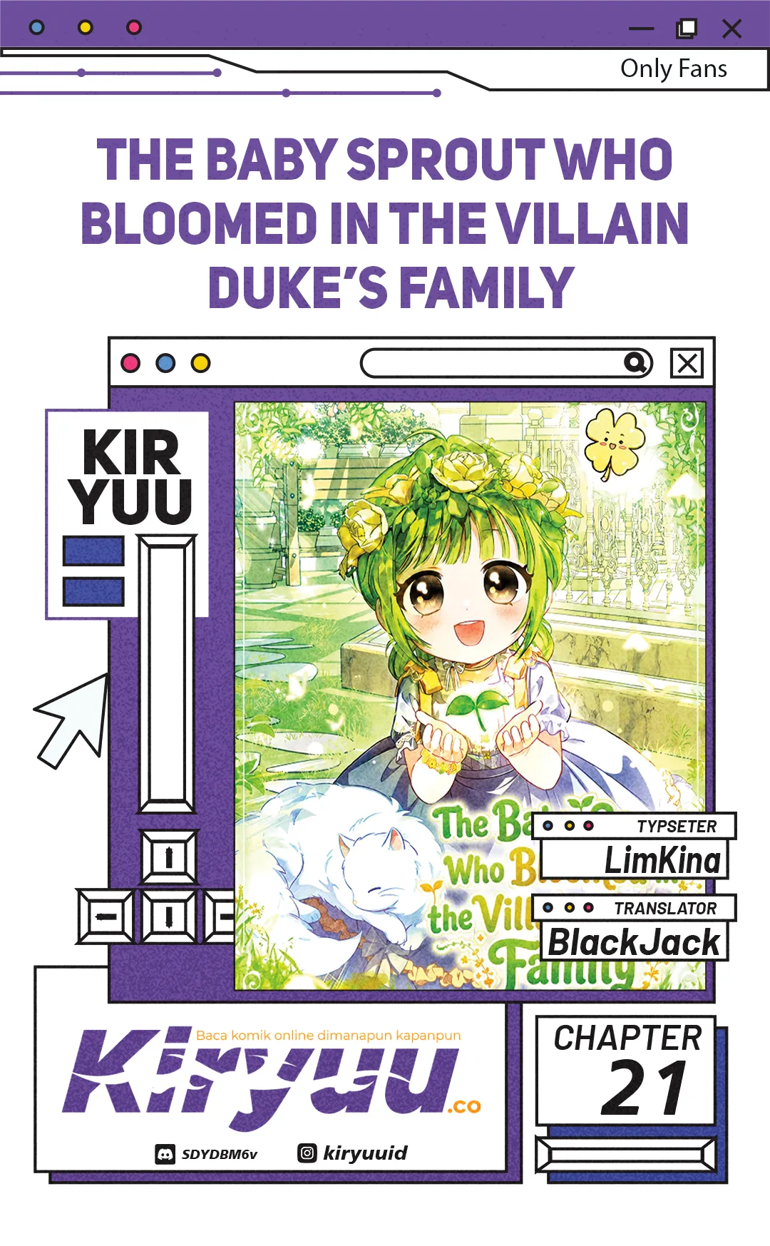 Komik The Little Sprout Who Bloomed in the Villainous Duke's Family Chapter 21 gambar 1