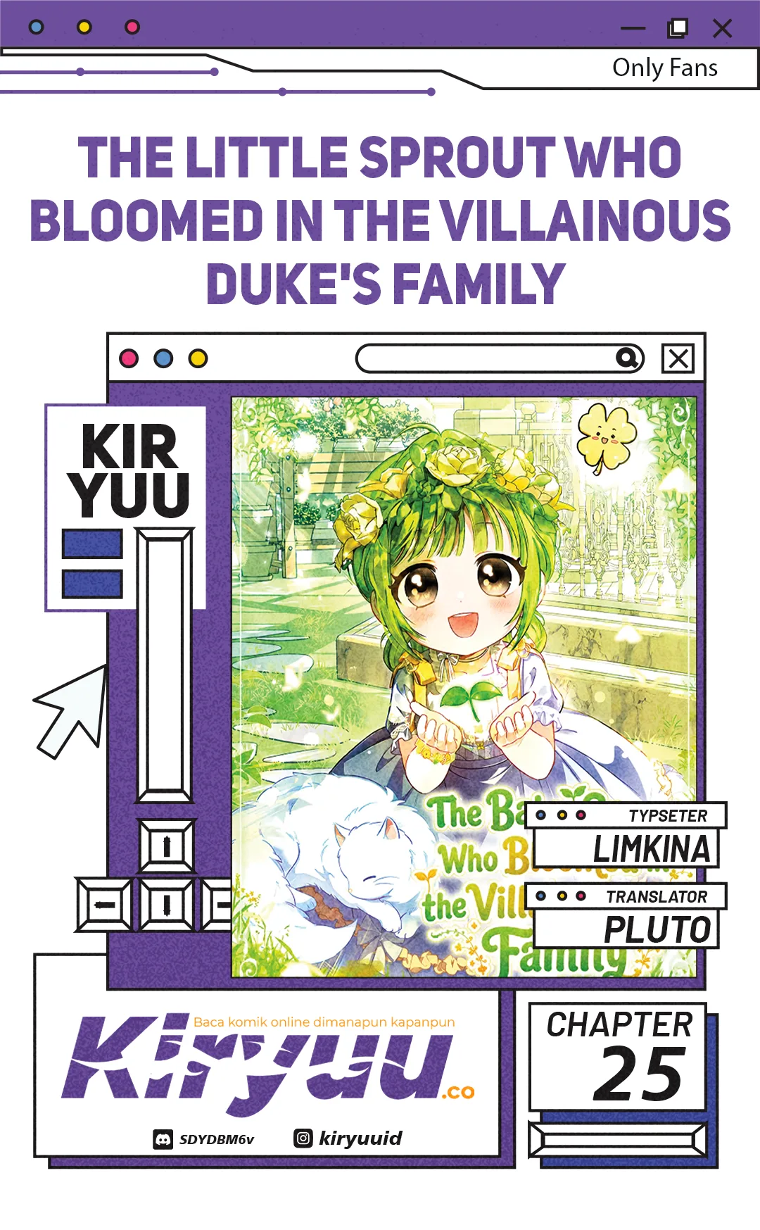 Komik The Little Sprout Who Bloomed in the Villainous Duke's Family Chapter 25 gambar 1