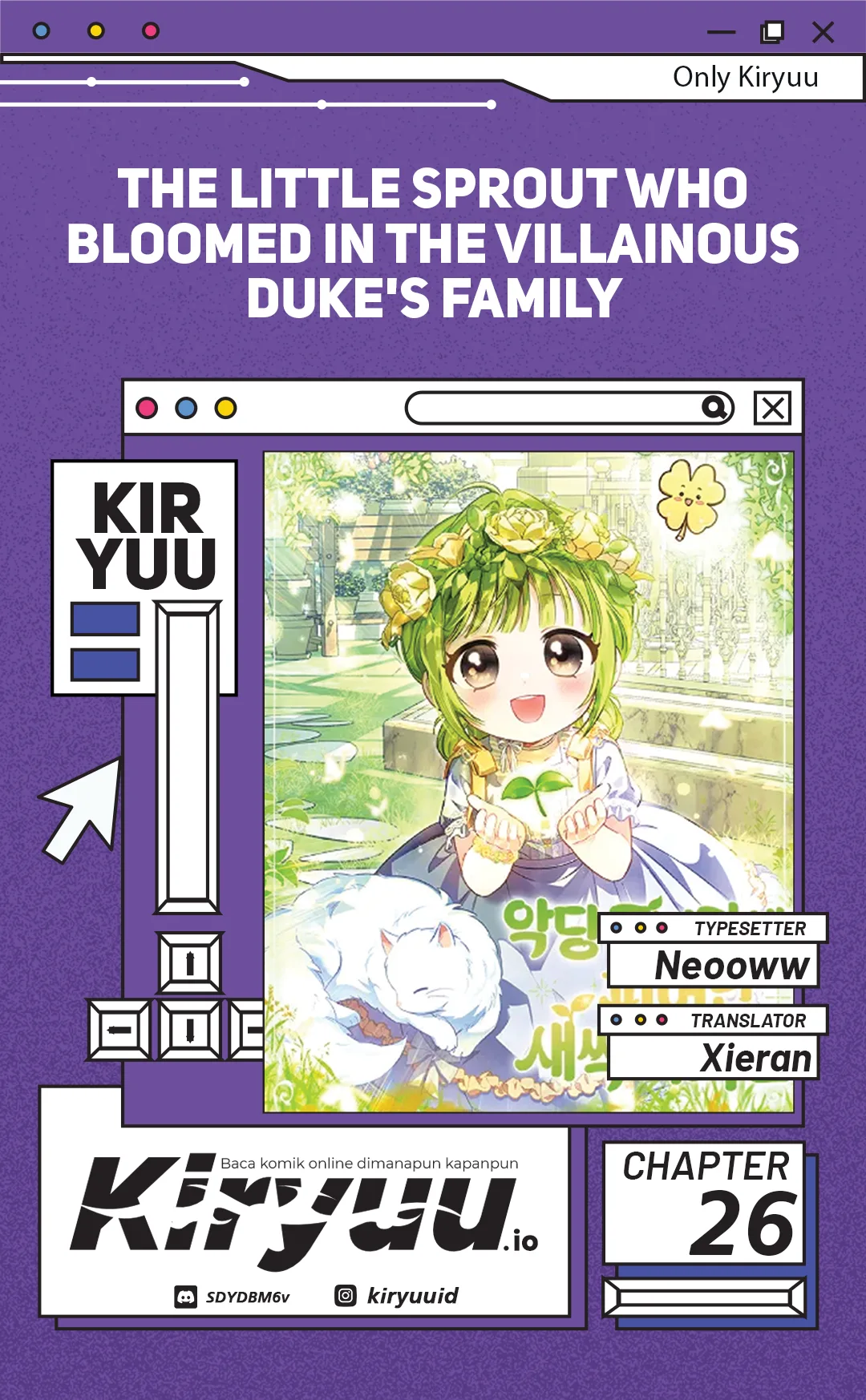 Komik The Little Sprout Who Bloomed in the Villainous Duke's Family Chapter 26 gambar 1