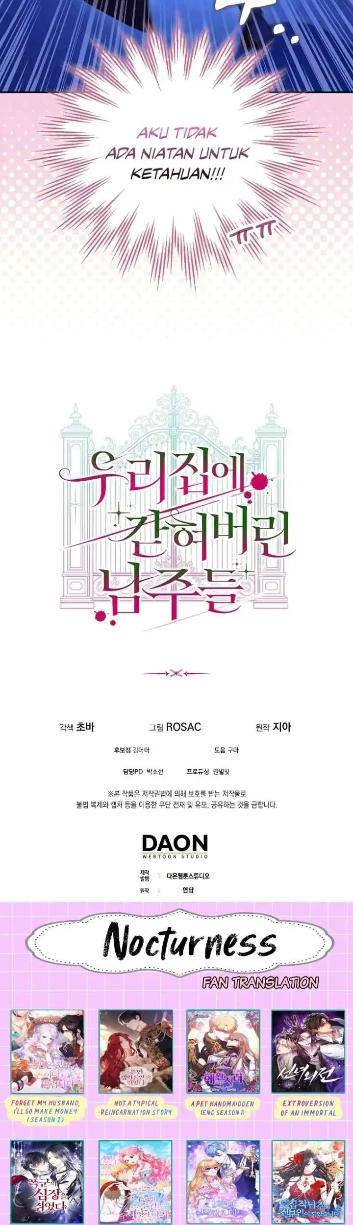 The Male Leads Are Trapped in My House Chapter 4 Gambar 53