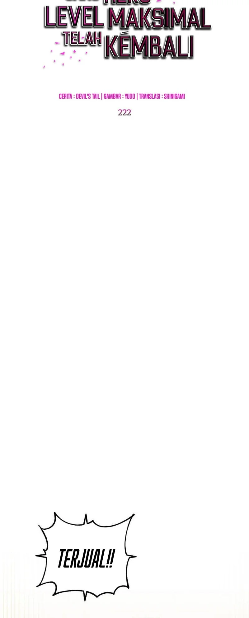 The MAX leveled hero will return! Chapter 222 Gambar 28