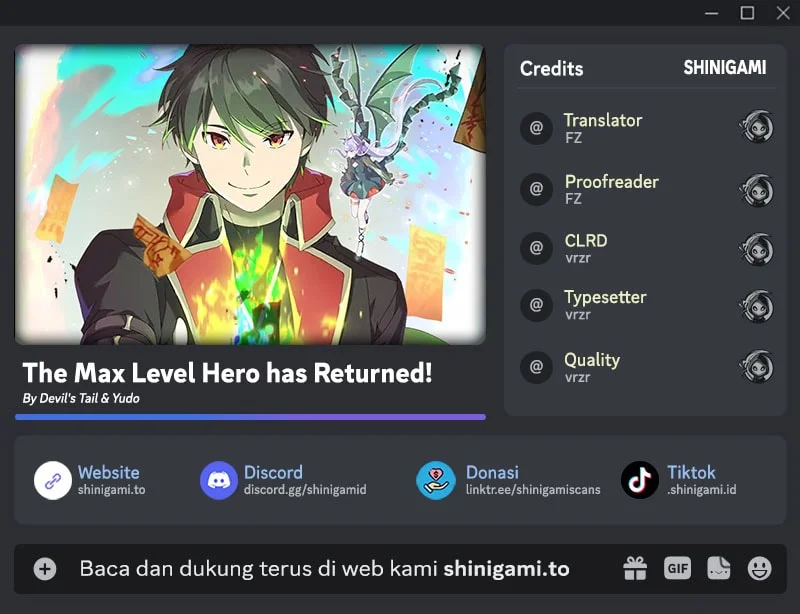Komik The MAX leveled hero will return! Chapter 223 gambar nomor 1