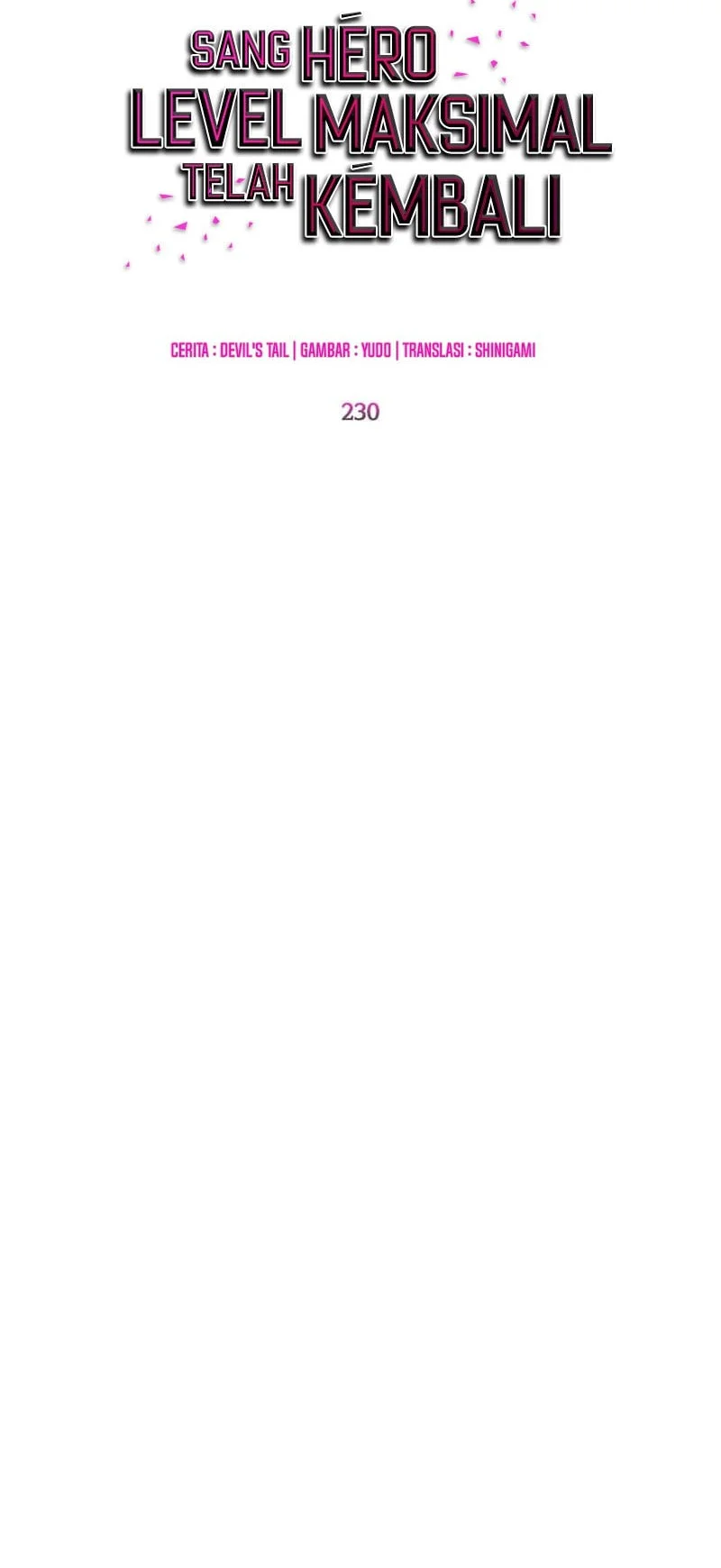 The MAX leveled hero will return! Chapter 230 Gambar 13