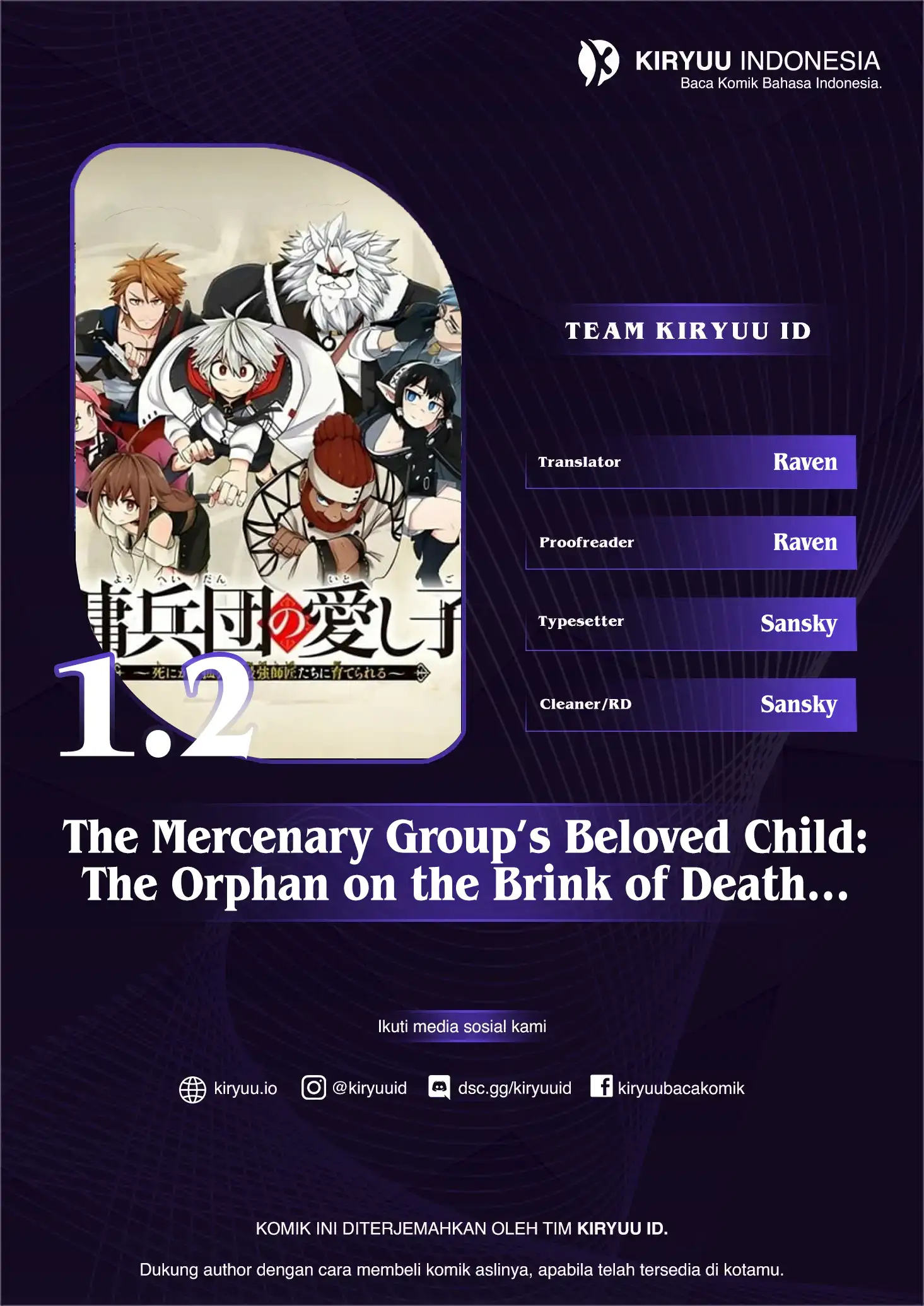Komik The Mercenary Group’s Beloved Child: The Orphan on the Brink of Death is Raised by the Mightiest Masters Chapter 1.2 gambar 1