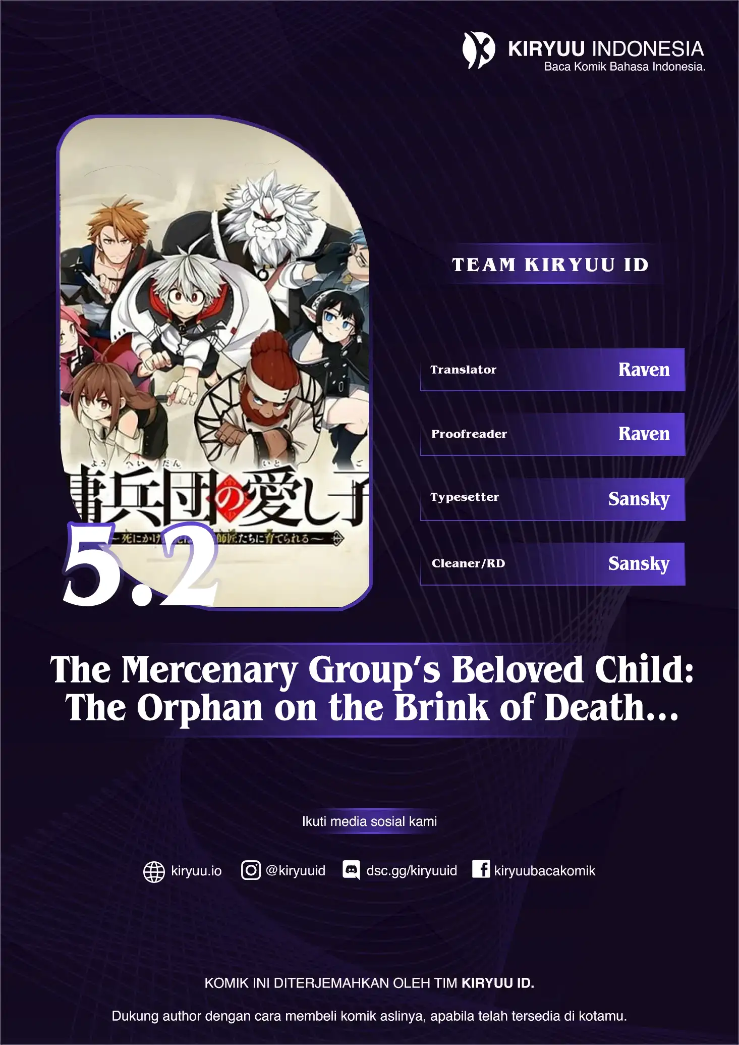 Komik The Mercenary Group’s Beloved Child: The Orphan on the Brink of Death is Raised by the Mightiest Masters Chapter 5.2 gambar 1