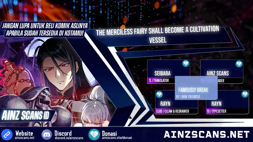 Komik The Merciless Fairy Shall Become a Cultivation Vessel Chapter 1 gambar 1